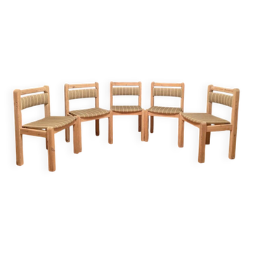 Chairs from Thorsø Stolefabrik, Denmark, 1970s, set of 5