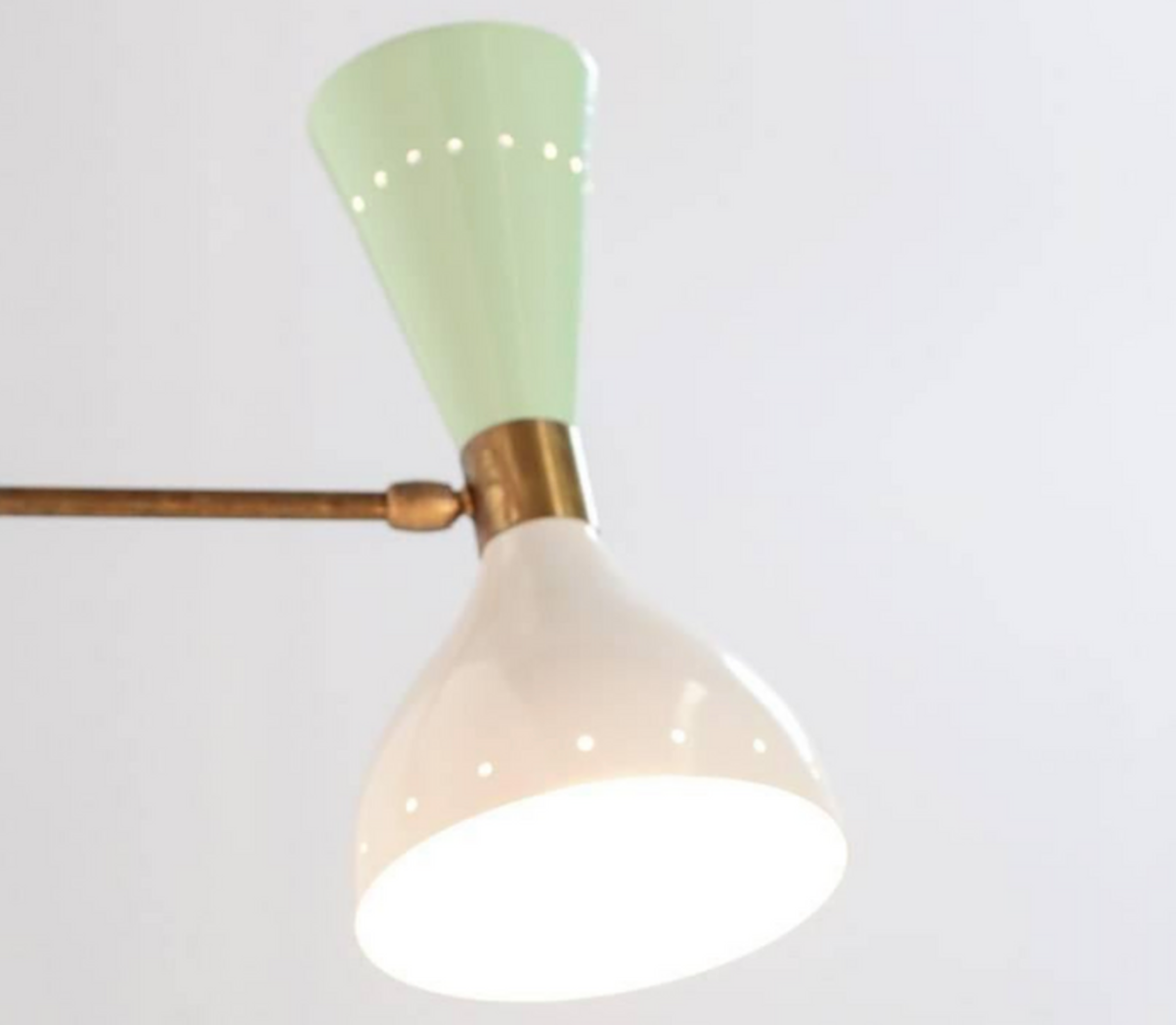 Moonlight Wall Lamp White & Green Sage