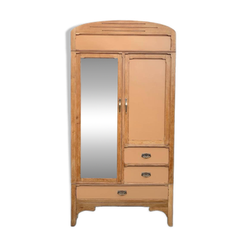 Parisian hotel Art Deco wardrobe 1920, detachable.