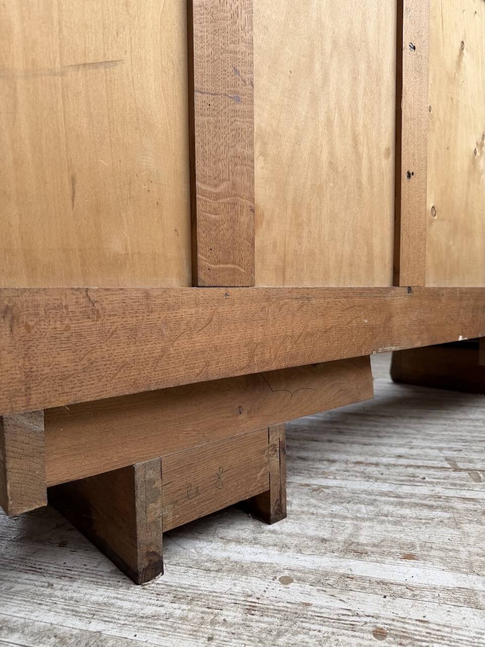 Enfilade storage unit oak Art Deco 1940 Dudouyt