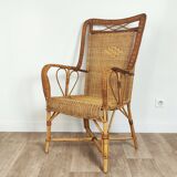 Rattan armchair