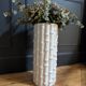 Vintage Italian ceramic cache pot "bamboo"