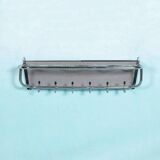 Minimalist metal coat rack from the 1970s