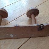Portemanteau ancien bois imitation bambou