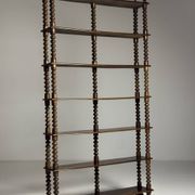Bobbin bookcase / French antique bookshelf
