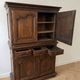 Rustic two-body buffet in solid wood
