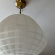 Scandinavian frosted glass pendant light