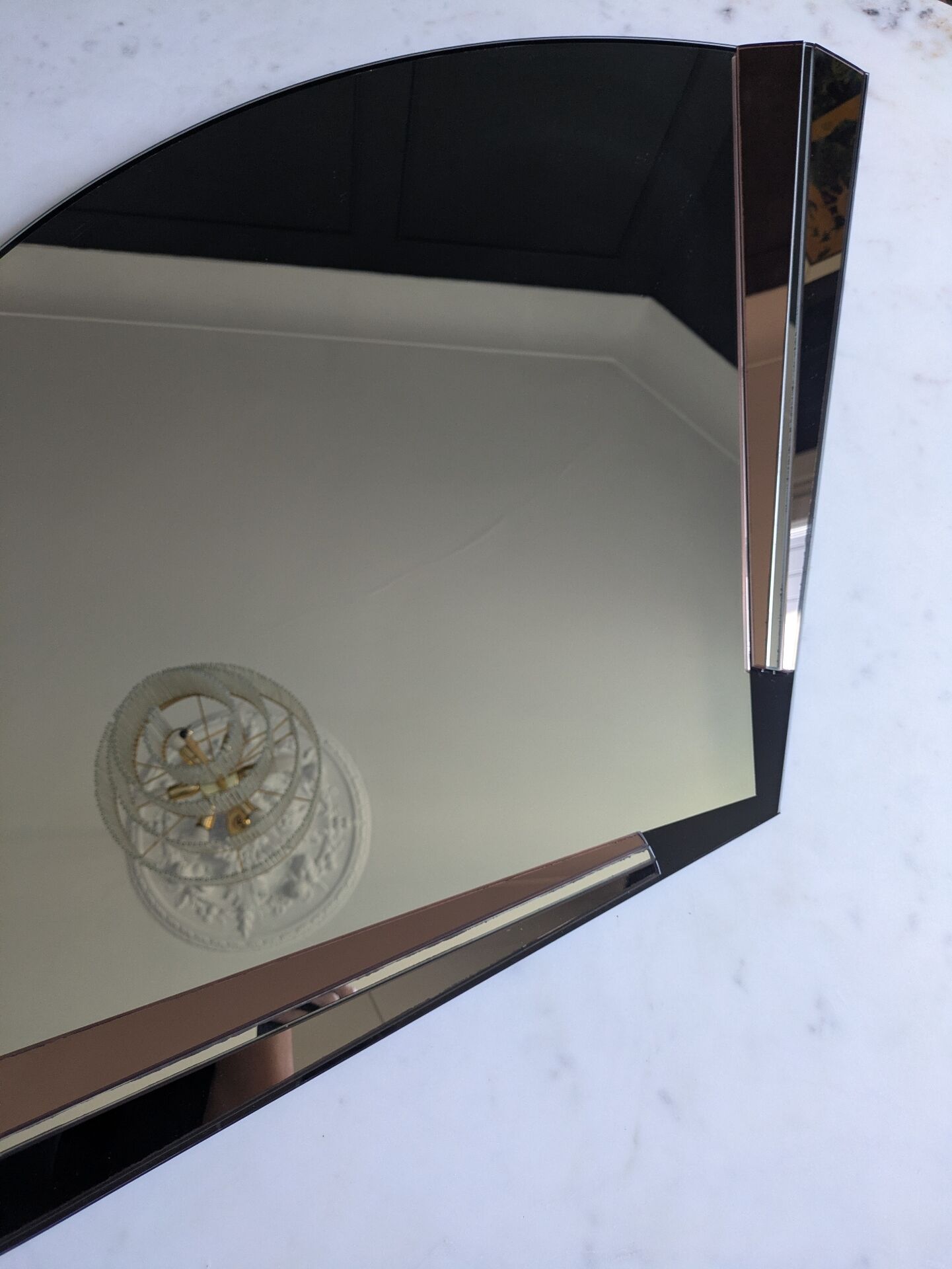 Super miroir éventail style Art Deco 80'