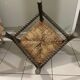Chaise d’angle vintage en bois tourné