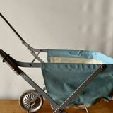 Poussette vintage pliable pour poupée