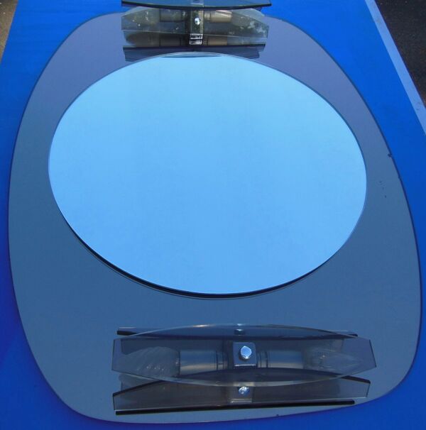 Miroir Fontana Arte avec appliques