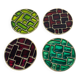 4 coasters in Mithé Espelt style, cloisonné enamels