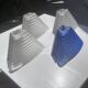 4x Artemide ‘Pergamo 38’ wall lights by Angelo Mangiarotti