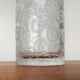Large vase in raw glass, 1970s brutalism.