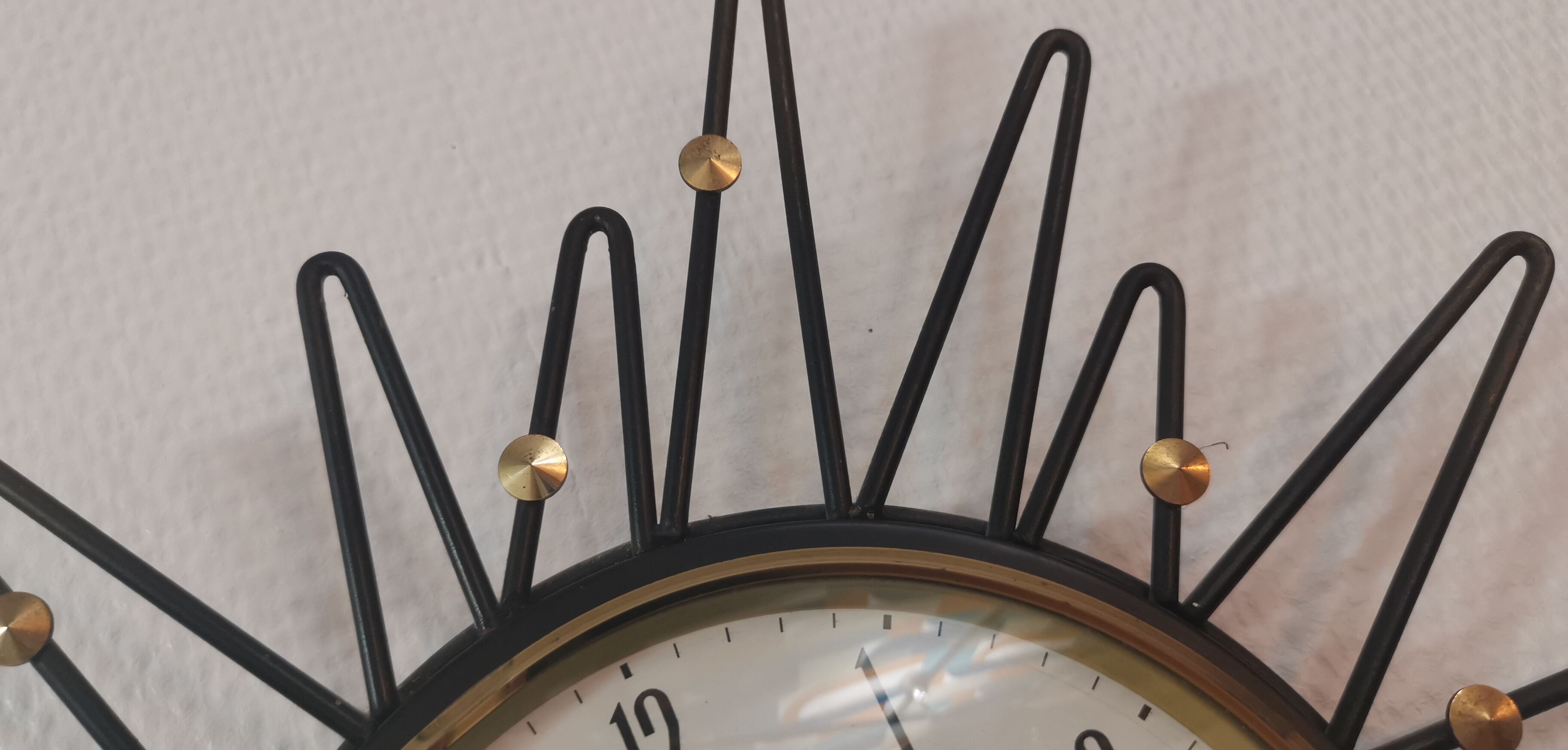 Vedette wall clock France 1950