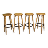 Set de 4 tabourets de bar