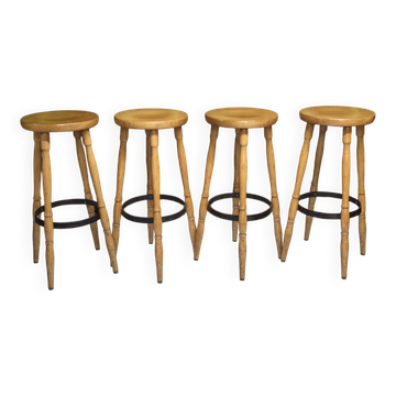 Set de 4 tabourets de bar