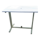 Old garden table with iron slats