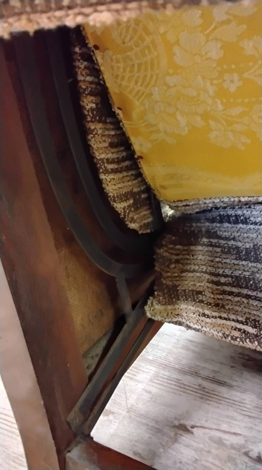 Art Deco reclining armchair with mf system Sint Étienne