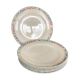 Six large porcelain plates Villeroy and Boch