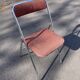 Souvignet 1970 stainless steel folding chair