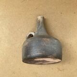Antique Vintage Cracked Grey Ceramic Soliflore Vase