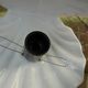 Ceramic and opaline shell lamp France 1970