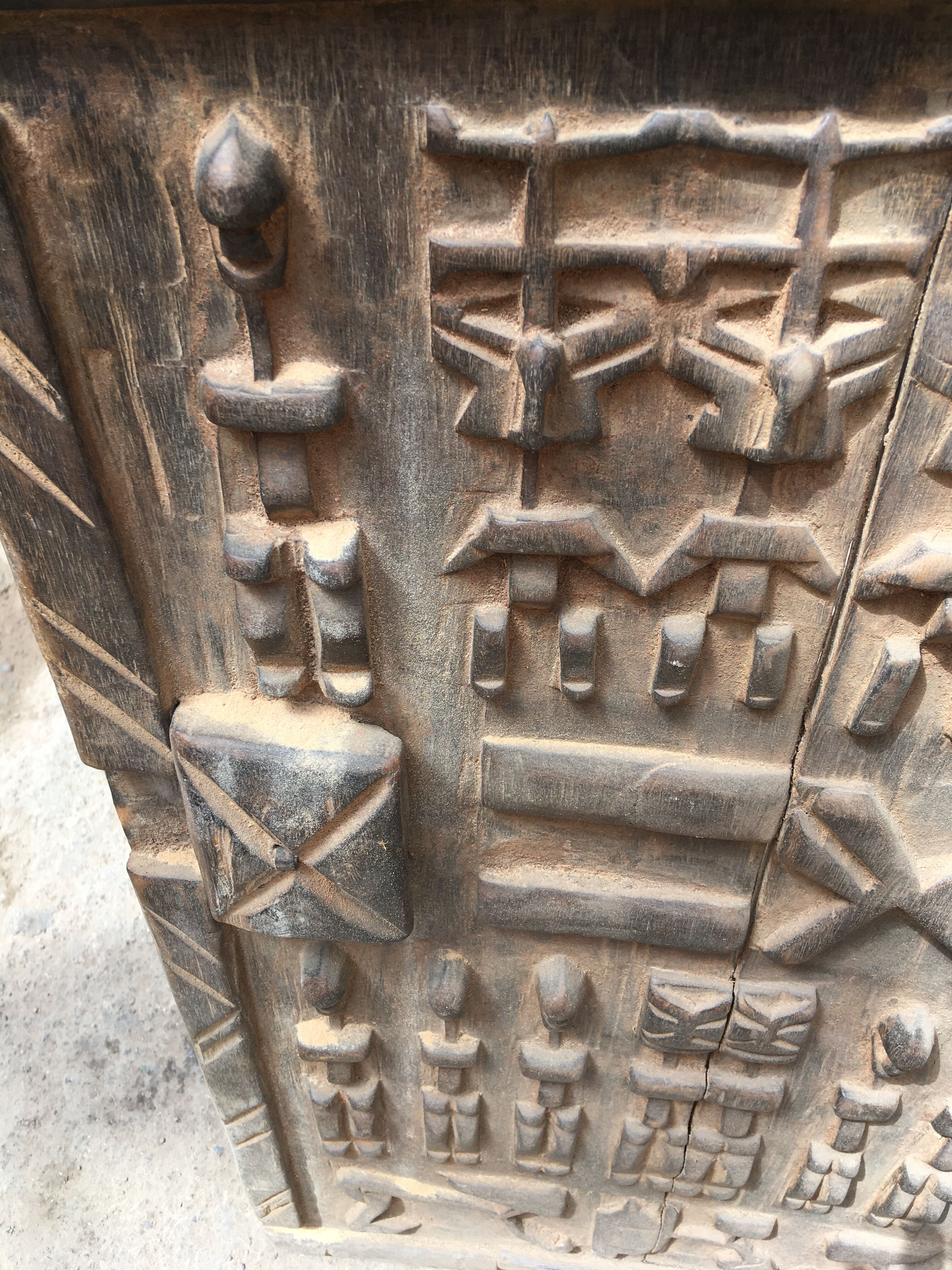 Authentic malian gate of dogon - african art - vintage