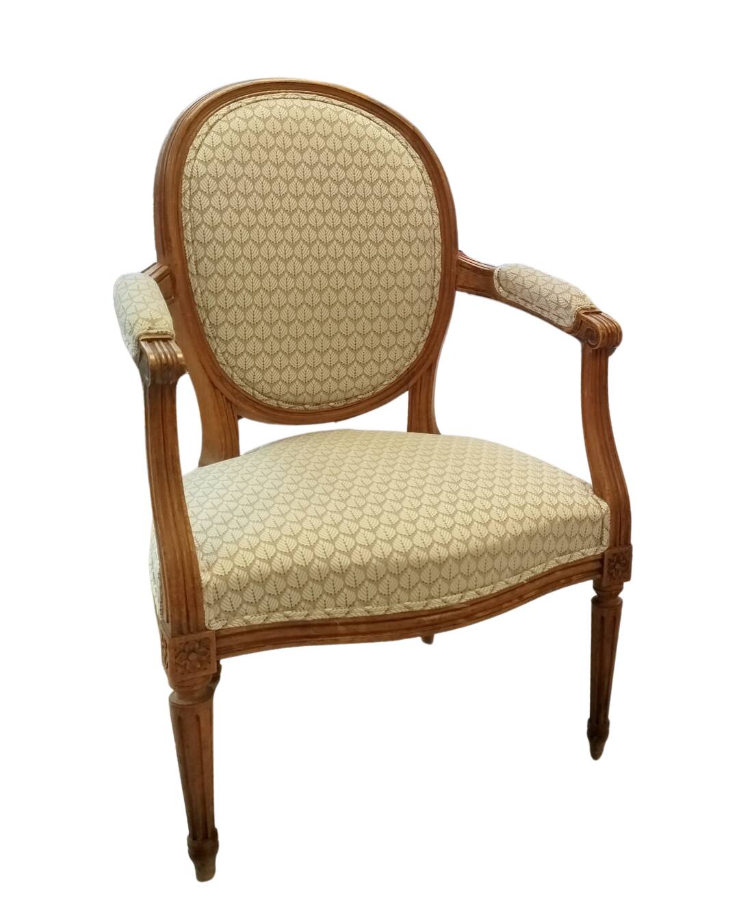 Paire de fauteuils Voltaire style Louis XVI, France