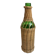 bouteille entourée de rotin années 70