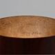 Lampe Art déco sculpturale en bois avec éclairage sur base carrée, vers 1920