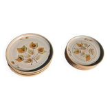 5 dinner plates and 5 small plates Niderviller model Doria