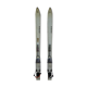 Vintage pair of wooden skis from the 1960s - Cabanon