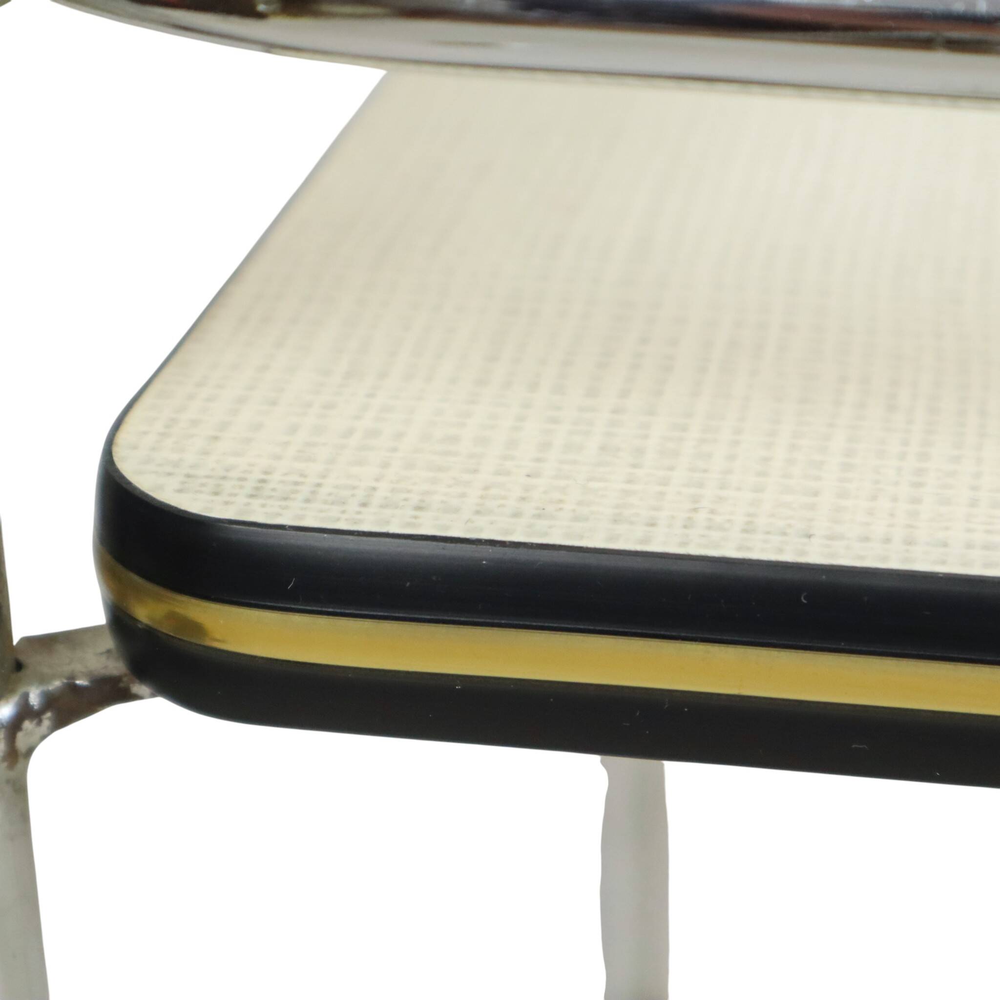 Vintage Drink Trolley Serving Cart Chrome Sixties