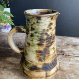 Magnificent pyrite stone jug, unique piece by French ceramist Caty Bie.