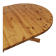 Table à manger extensible en pin massif | Scandinavie | Années 1970