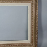 Old frame patinated wood montparnasse 59x47 foliage 46x33 cm circa 1930/50 sb104