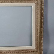 Old frame patinated wood montparnasse 59x47 foliage 46x33 cm circa 1930/50 sb104