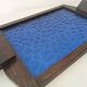 Art deco cathedral glass serving tray 1940s/1950s