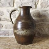 Large pyrite stoneware pitcher Le Cep