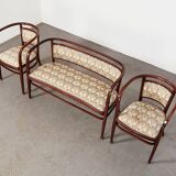 Otto Wagner Wiener Secession Seating Set for Mundus Austria 1903