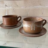 Set of 2 stoneware cups