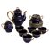 Painted porcelain tea and coffee service, mid-20th century, Poland, 1960.