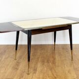Dining height adjustable table