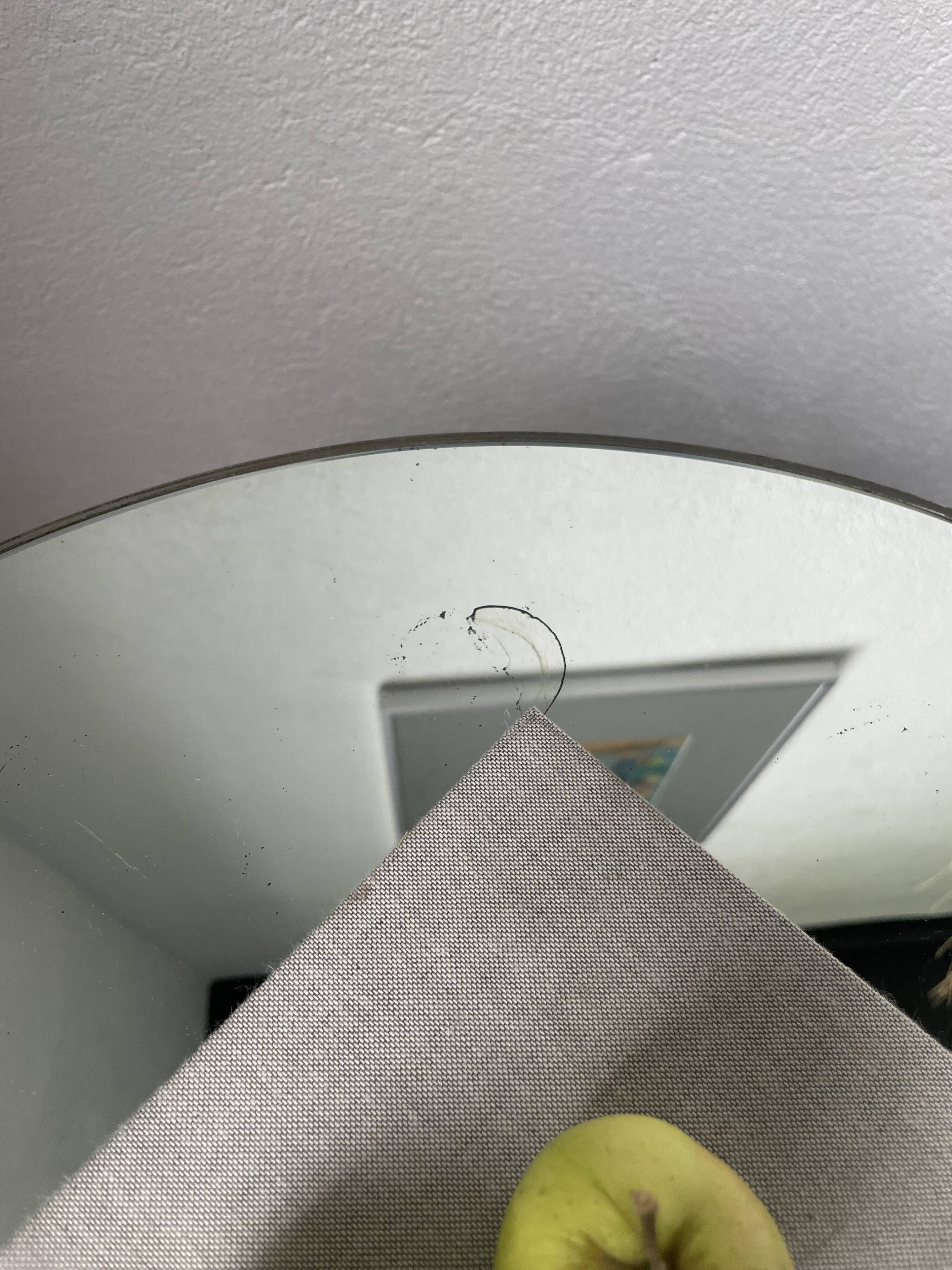 Art deco mirror pedestal table in walnut 1930