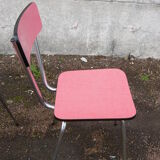 Set of 2 chairs in formica Red