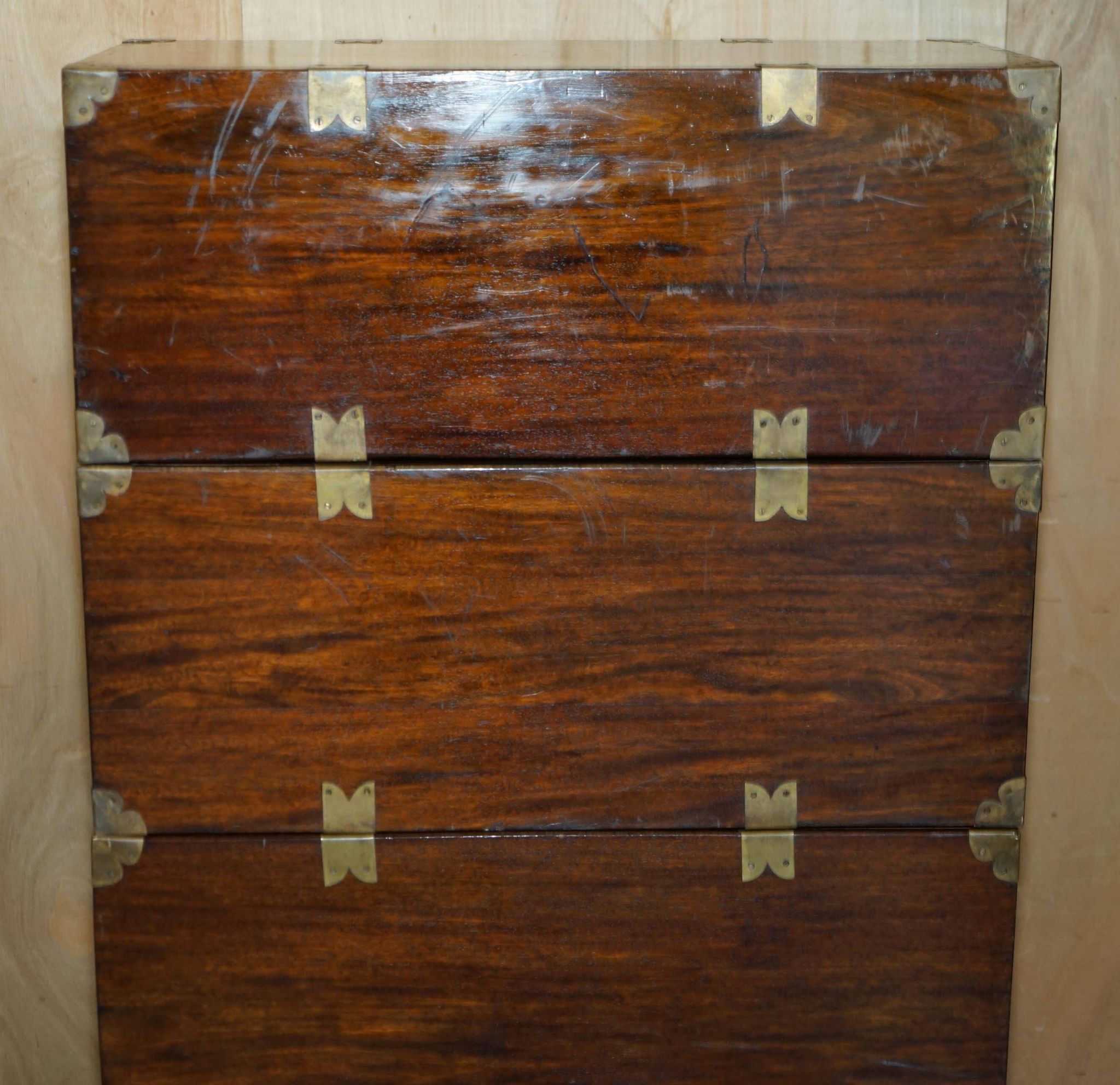 Quatre caissons de campagne chinois empilables, circa 1880
