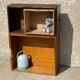 Vintage oak geometric drawer floor