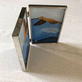 Contemporary art to pose with aged frame