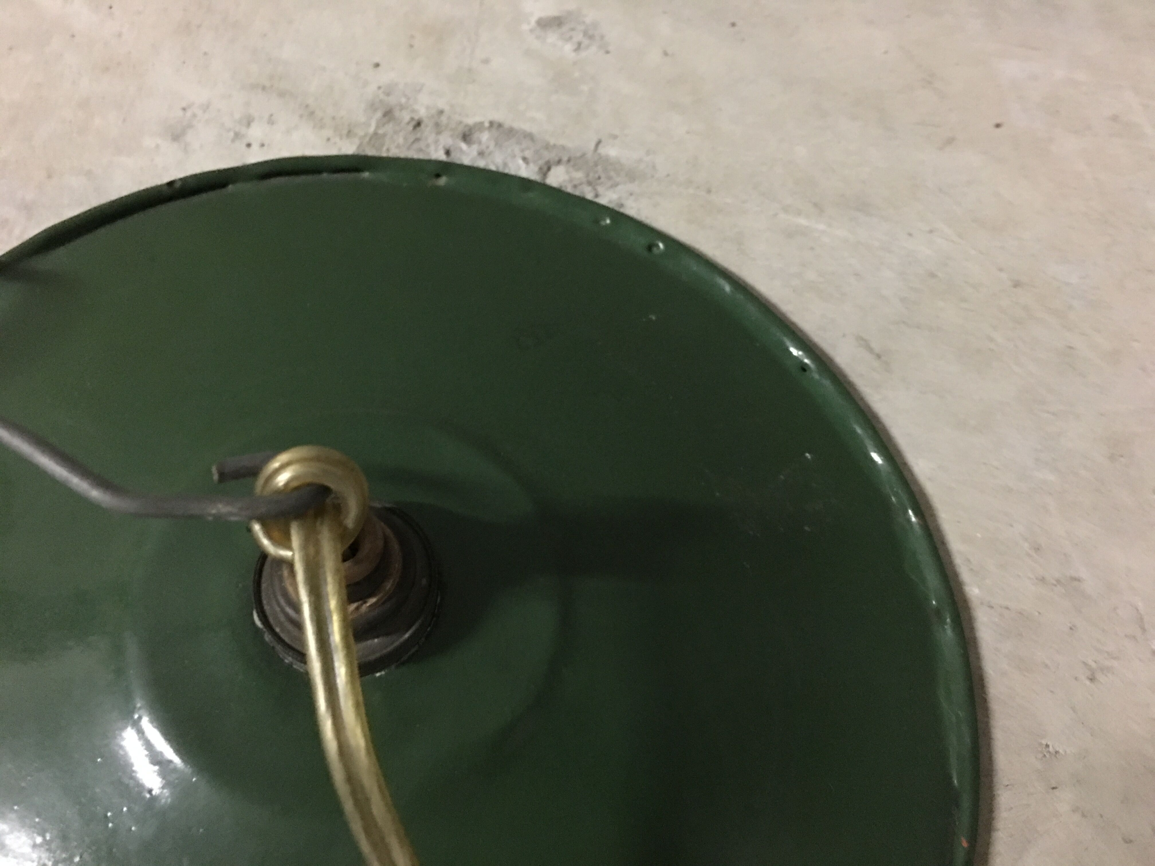 Hanging lamp bowl 50 years